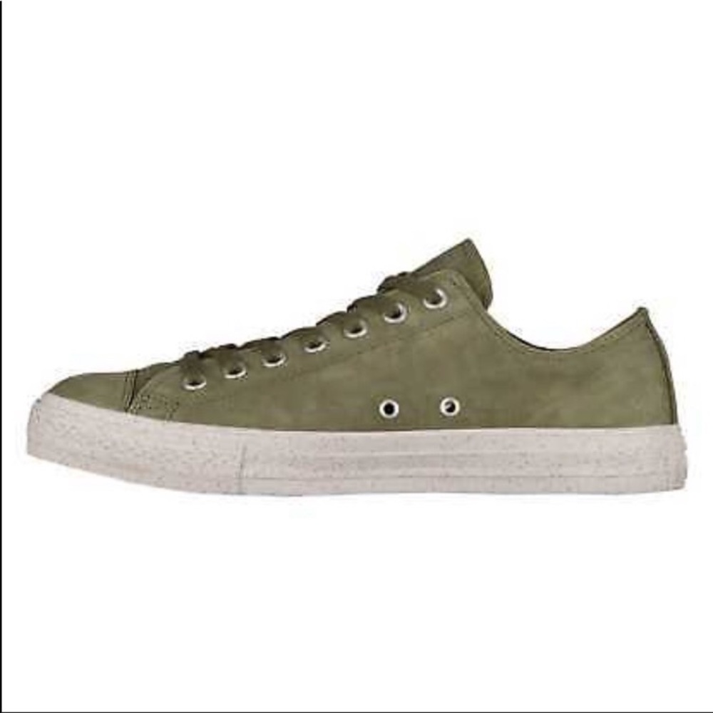 Converse Green Suede
